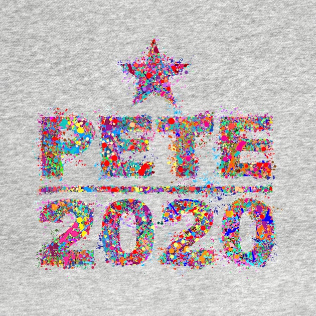 Pete Buttigieg for President 2020 by cartogram